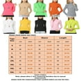 thumbnail image 2 of Chemise à Manches Longues pour Femmes Décontractée Couleur Unie Thermique Col Roulé Chemises Blouse Noir 3TG, 2 of 2