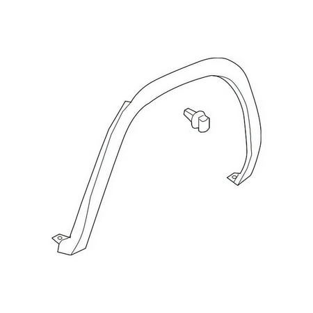 Genuine OE Volkswagen Wheel Opening Molding - 3CM-853-817-9B9
