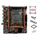 thumbnail image 1 of Placa Base X99E + CPU E5 2676 V3 de Doble Canal Compatible con 4XDDR4 RECC RAM PCIE X16 NVMe Tarjeta LAN Gigabit Placa Base de Escritorio, 1 of 5