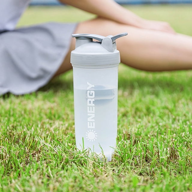 DPTALR 500ml Shaker Bottle,Shaker Bottle With Stirring Ball,Water Cup For Fitness, Classic Protein Mixer Shaker Bottle