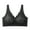 Black, variant on Women's Maternity Nursing Bra Lightly Padded Wirefree Front Open Comfortable Supportive Breastfeeding Bras for
