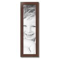 thumbnail image 2 of ArtToFrames 8x30 inch Honors Mahogany with Gold Picture Frame, Brown 8" x 30" Wood Poster Frame (WOM-5156) 1234, 2 of 7