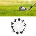 thumbnail image 4 of Cubiertas de hierro piezas, impermeables para Palabra negra blanca shamjiam Cubierta de la cabeza del palo de golf, 4 of 8