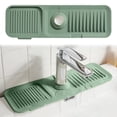 thumbnail image 4 of Advancent El gel de sílice previene goteos y ensucia la manija duradera del grifo bandeja colectora de goteo multifuncional Hardware Verde negruzco, 4 of 6