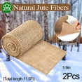 thumbnail image 2 of Natural Burlap Tree Wraps for Winter Plant Protection 5.9\"x11.5\'/7.8\"×9.8\', 2 of 12