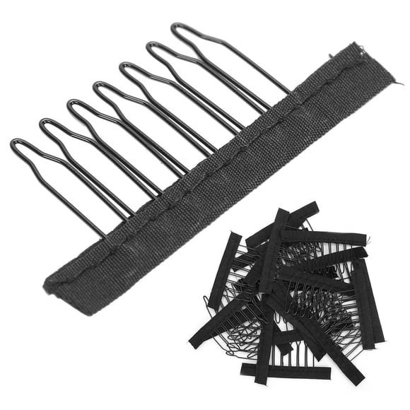 Clip para peluca, 30 piezas, pinzas para peine para peluca, pinzas para peluca con dientes, peine para gorra de peluca, claridad notable