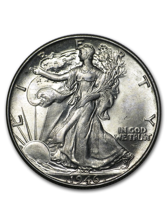 1946 Walking Liberty Half Dollar AU