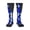3 Black, variant on Women's Knee High Socks Thin Blue Line America Art Thermal Soft Knee Long Socks