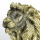 thumbnail image 4 of Mini estatua de león, figura de animal de fundición, estilo retro, oficina en casa, 4 of 5