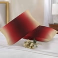 thumbnail image 2 of Red Black Khaki Ombre Lumbar Pillow Covers 20x12 Inch Set of 2, Modern Abstract Art Gradient Waterproof Outdoor Pillow Covers, Decorative Cushion Pillowcases for Couch, Sofa, Bed, Garden, Patio, 2 of 9