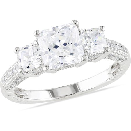 miabella 5 16 carat tgw square and round cut cubic zirconia sterling - Walmart Jewelry Wedding Rings miabella 5 16 carat tgw square and round cut cubic zirconia sterling - Walmart Jewelry Wedding Rings