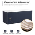 thumbnail image 5 of BNK 48'' Wall-Mounted Bathroom Vanity with White Sink, Modern Floating Vanity Set, Single Bathroom Vanity and Sink Combo, with 3-Door Cabinet, 5 of 8