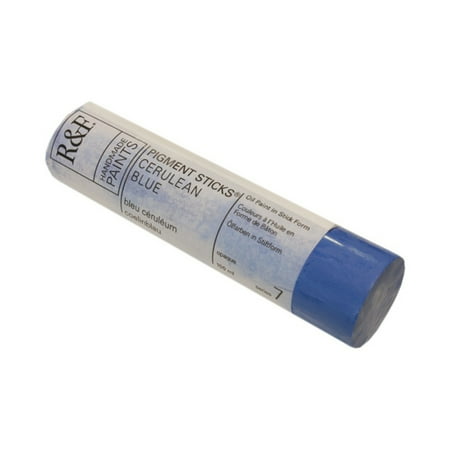 UPC: 0836943003729 | R&F Handmade Paints Pigment Stick  100ml  Cerulean Blue