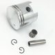 thumbnail image 5 of Cojinetes Plateados Del Pasador Del Pistón Del Juego Del Cilindro Y Del Pistón para El Motor Motorizado de 2 Tiempos 80cc Macarena Kits de aros de pistón de 47 mm, 5 of 8