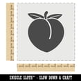 thumbnail image 2 of Plump Peach Solid DIY Cookie Wall Craft Stencil - 9.0 Inch, 2 of 5