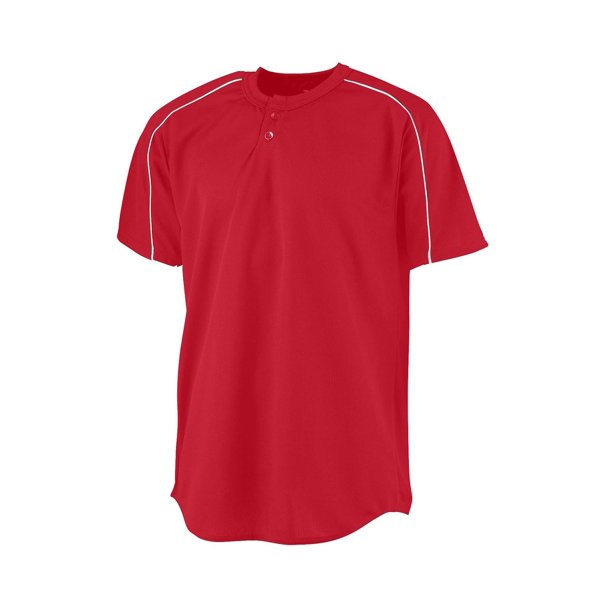 Augusta Sportswear Wicking TwoButton Baseball Uniform Jersey Men's 585