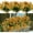 Yellow, variant on 24 Bundles Artificial Flowers for Outdoors UV Resistant Faux Silk Flowers No Fade Plastic Greenery Plants for Hanging Planter Garden Porch Window Box Patio Home Decoration (Pink)