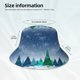 thumbnail image 3 of Balery Christmas Trees Sombreros para el sol para hombre y mujer, sombrero de pescador con UPF 50+, 3 of 6