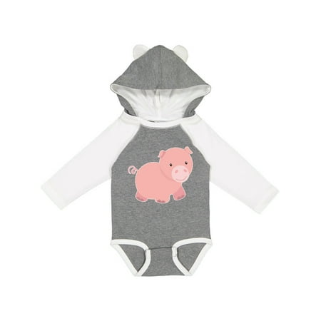 

Inktastic Pig Gift Baby Boy or Baby Girl Long Sleeve Bodysuit