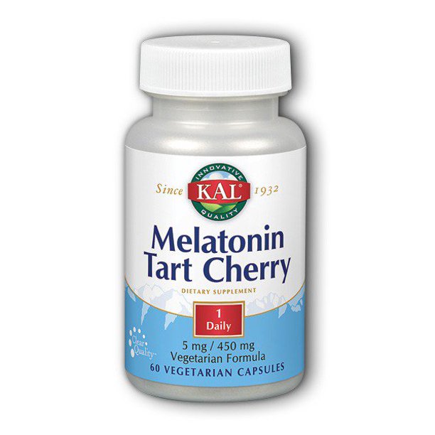 Melatonin Tart Cherry 5 mg/450 mg Kal 60 VCaps