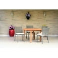 thumbnail image 2 of Amazonia Tichey 5-Piece Round Patio Dining Set |Teak Finish | 【4 Seating Capacity】 Includes 4 chairs & 1 table (30 inch H) White, 2 of 14