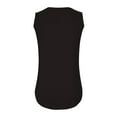 thumbnail image 7 of Meichang Womens V Neck Tank Tops with Curve Hem Loose Fit Sleeveless Shirts Basic Tops Outdoor Yoga Gym Workout Tank Top, 7 of 7