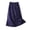 Navy #014, variant on Women's Summer Linen Button Front Elastic High Waist Swing A Line Midi Skirt Navy 2XL
