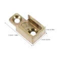 thumbnail image 2 of unbranded 4Ud De Seguridad Para Ventana Casement En Aleación De Zinc Color Dorado, 2 of 6