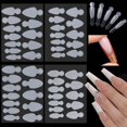 thumbnail image 2 of Puntas postizas para extensión de uñas, molde para manicura francesa de construcción rápida, almohadillas de silicona suaves, 12 piezas, 2 of 4