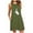 Army Green, variant on PATLOLLAV Womens Dresses,Fashion Women O-Neck Pocket Print Sleeveless Casual Nightdress Dresses