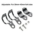 thumbnail image 4 of Motorcycle Turn Signal Light Mount Bracket for Motorbike Front Fork Easy Installation Black/Silver Color Options, 4 of 9