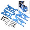 thumbnail image 1 of RC Front Rear Lower Suspension Arm, Wear  RC Accessories High Accuracy Sturdy Replacement  for LOSI Lasernut U4 1/10 RC Car Blue, 1 of 8