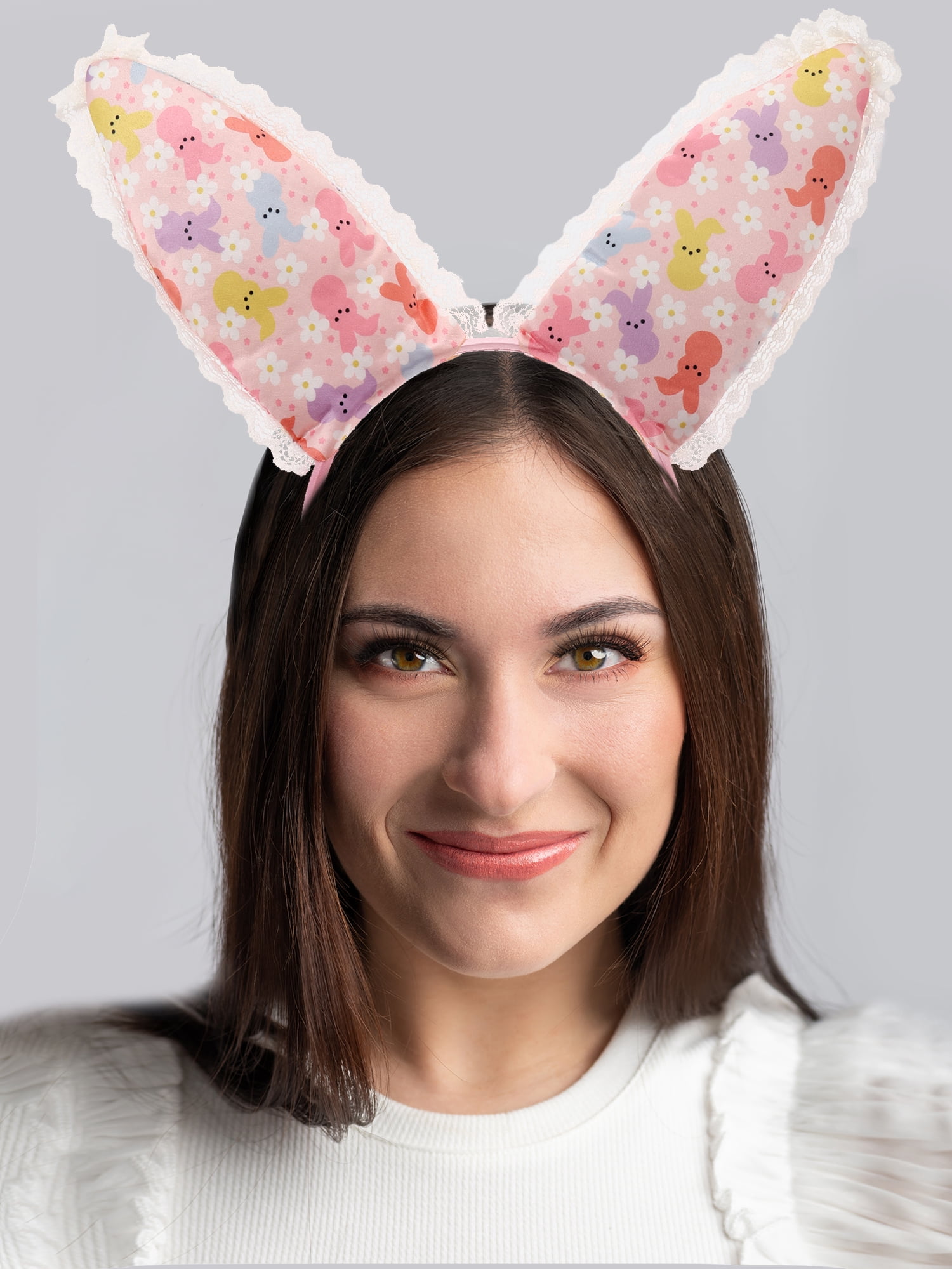 Way to Celebrate Easter Multicolor Bunnies Headband, 1 Piece