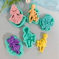 thumbnail image 6 of Milue Fondant Moulds Cake Molds Cake Decorating Tools Chocolate Mold for DIY Baking, 6 of 21