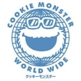 thumbnail image 2 of Junior's Sesame Street Cookie Monster World Wide  Graphic T-Shirt, 2 of 4