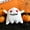 #1 Red Eye, variant on Mini Halloween Ghost Plush Toy, Spooky Soft Stuffed Ghost Animal, Cute Spooky Plushie for Halloween Party Favors, Goodie Bag Fillers, Holiday Home Decor and Themed Party Supplies, Surprised Face