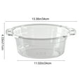 thumbnail image 3 of Thickened Large-capacity Transparent Washbasin Household Students Dormitory Bathroom Plastic Basin Small Infant Foot Wash Basin, 3 of 6