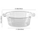 thumbnail image 3 of Organizadores y almacenamiento de armarios, lavabo transparente de gran capacidad y grueso, lavabo de plástico para dormitorios de estudiantes, lavabo pequeño para pies de bebés, lavabo de plástico tr, 3 of 8