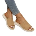 thumbnail image 4 of Willtoo Orthopedic Sandals for Women Beach Summer Arch Support Sandals Lightweight Slipper Summer Beach Slides Slipper Casual Slip on Shoes, 4 of 6