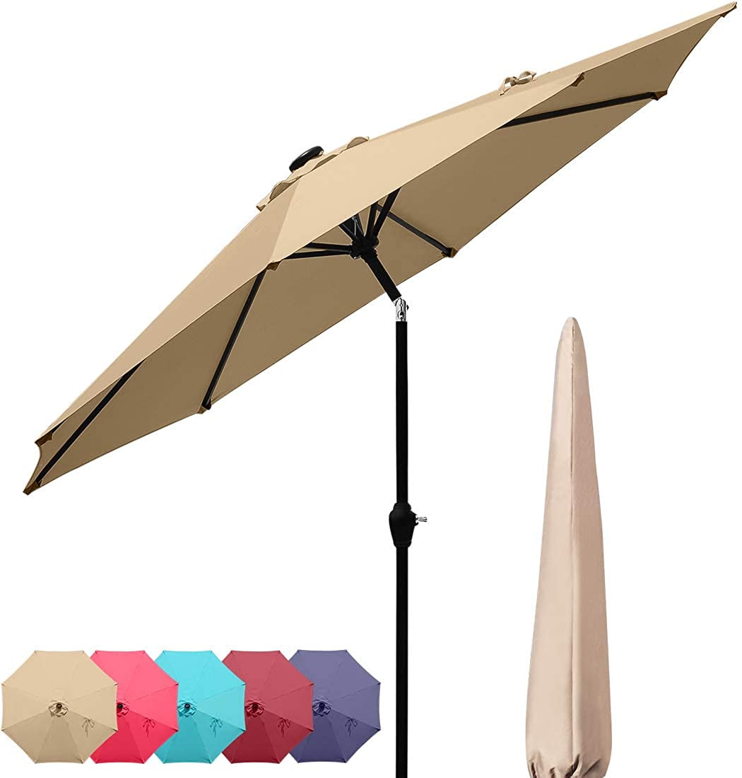 9Ft Patio Umbrella Outdoor Garden Table Canopy Market Umbrella Pool