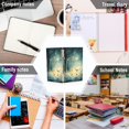 thumbnail image 6 of FORMRS 1-Subject Spiral Notebook 8" x 5" College Ruled 60 Refillable Sheet A5 Hard Cover, 2 Pack, Night Forest Scene, 6 of 7