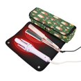 thumbnail image 3 of Hair Tool Organizer Bag with Heat Resistant Mat Removable Travel Storage Case for Hot Air Brushes Curling Irons Light Brown Hedgehog Design, 3 of 8