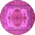 thumbnail image 1 of Ahgly Company Indoor Round Oriental Pink Industrial Area Rugs, 6' Round, 1 of 4