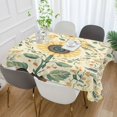 thumbnail image 2 of Yayeee Tablecloths 54" x 54" Rectangle Wrinkle Resistant Party Table Cover, Floral Birds Pattern, 2 of 8