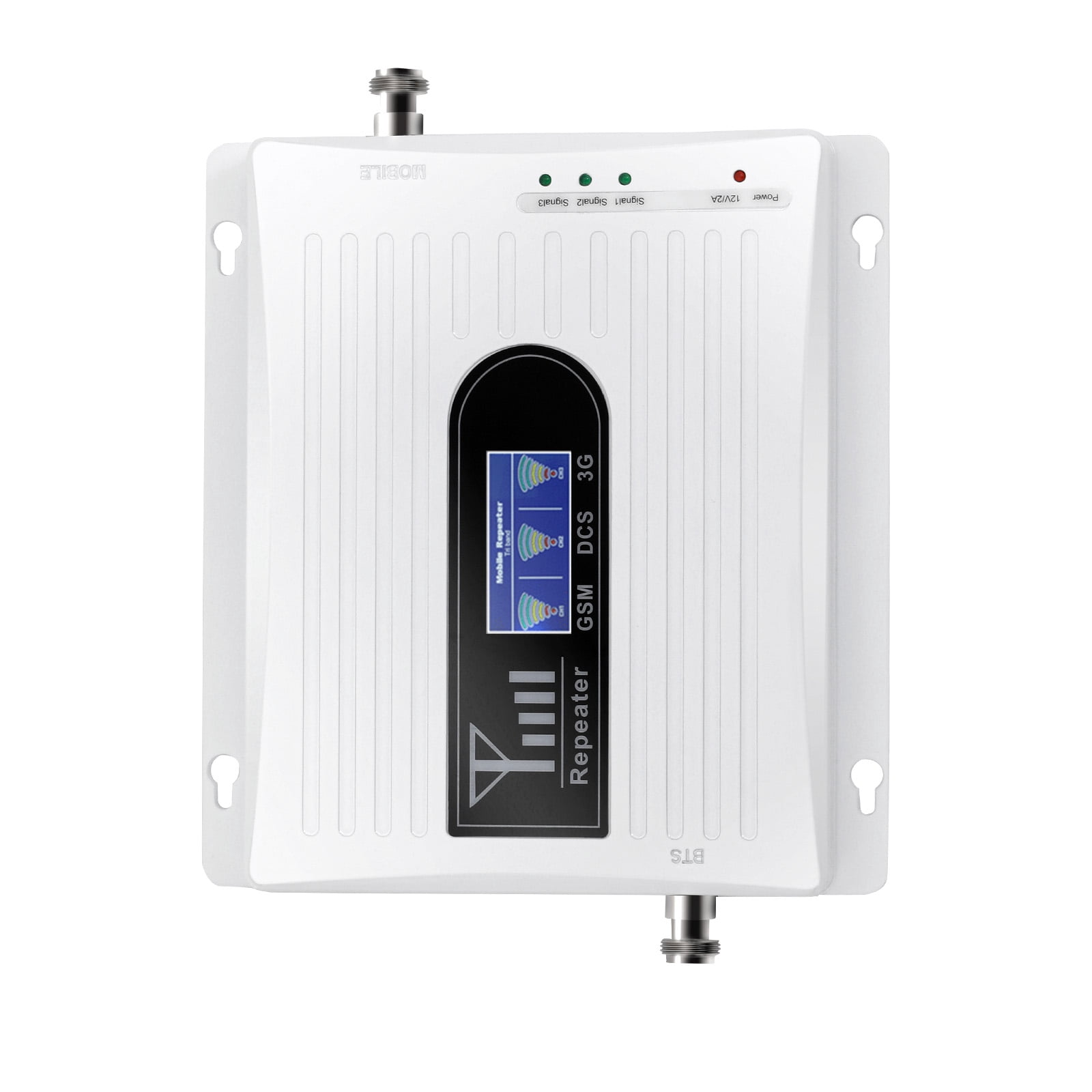 Aluminum Alloy Cell Phone Signal Booster, GSM 3G 4G LTE Amplifier Kit, 900/1800/2100MHz