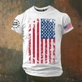 thumbnail image 2 of CONZONE 250Th Anniversary Usa Mens T-Shirts Short Sleeve 4Th Of July T Shirts for Men Casual Crew Neck Patriotic Usa Flag Graphic Lightweight Tees Soft Cozy Athletic Tops, 2 of 4