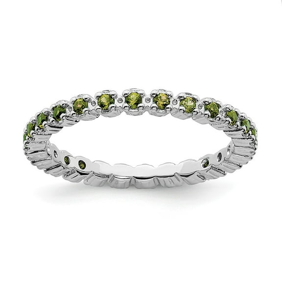 Peridot Sterling Silver Ring