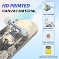 thumbnail image 3 of 31"x8" Dark Gothic Human Skulls Crow Roses Candles Complete Skateboards for Beginners, Double Kick 7 Ply Maple Deck Skateboard with Wheels, Gifts for Kids Teens, 3 of 8