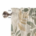 thumbnail image 5 of Living Room Curtains 72 Inches length, Sage Green Yellow Botanical Window Treatment Curtain Drapes, Vintage Spring Summer Light Filtering Drapes for Bedroom Laundry Room, 52"x72", 2 Panels, 5 of 7