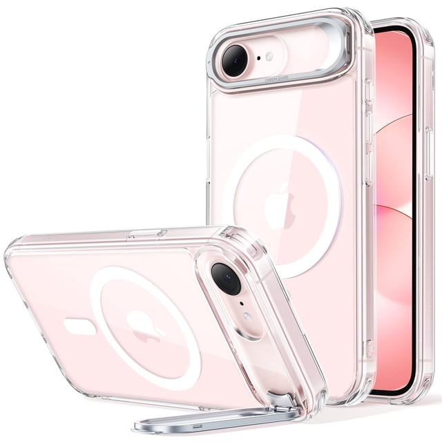 Funda ESR para iPhone 17e y 16e con MagSafe, transparente y resistente de grado militar